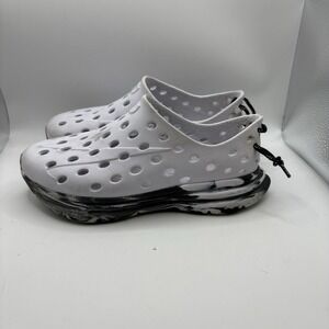 Kane Revive Unisex Shoes White Black Marble Vented Rubber Sneakers M 3 W 5